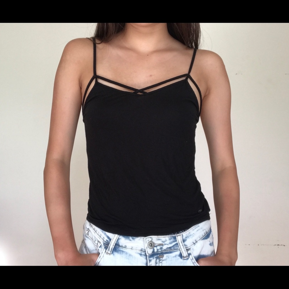 Spaghetti strap tank top